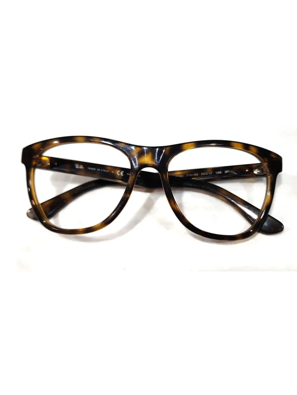 Ray Ban RB4184 710/83 Tortoise Oval Sunglasses Frame 54-17 145 Italy